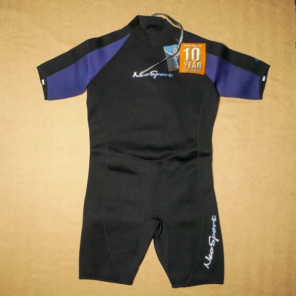 Neosport Wetsuit 2.5mm  Mens Size XXL Large Color Black / Purple - Picture 1 of 6